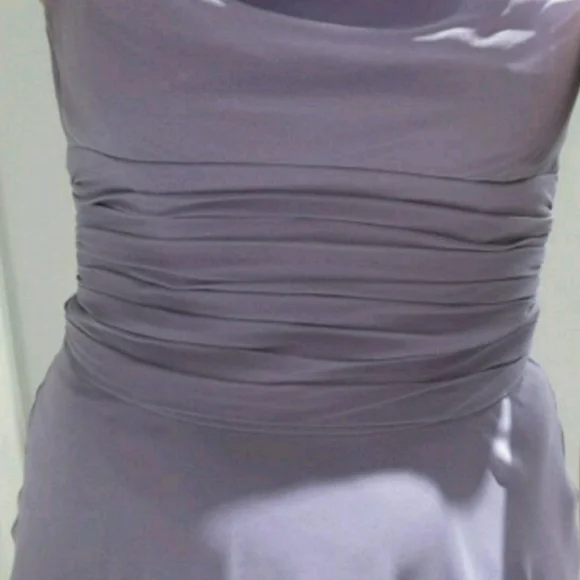 LILAC BRIDESMAID SHIFFON DRESS SIZE 4 (special occasion) - Picture 7 of 16